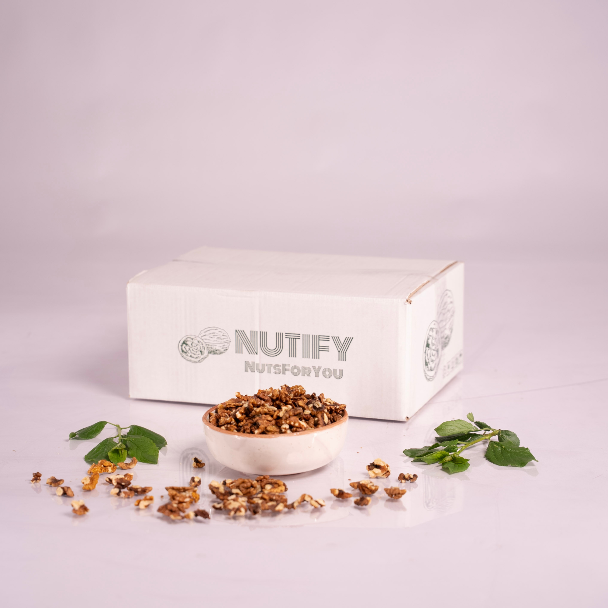 Miez nucă jumătăți cafenii 5KG